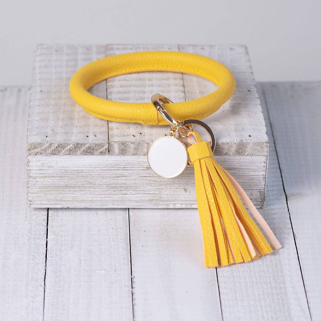 Lauren Lane Halo Tassel Bracelet Keyring