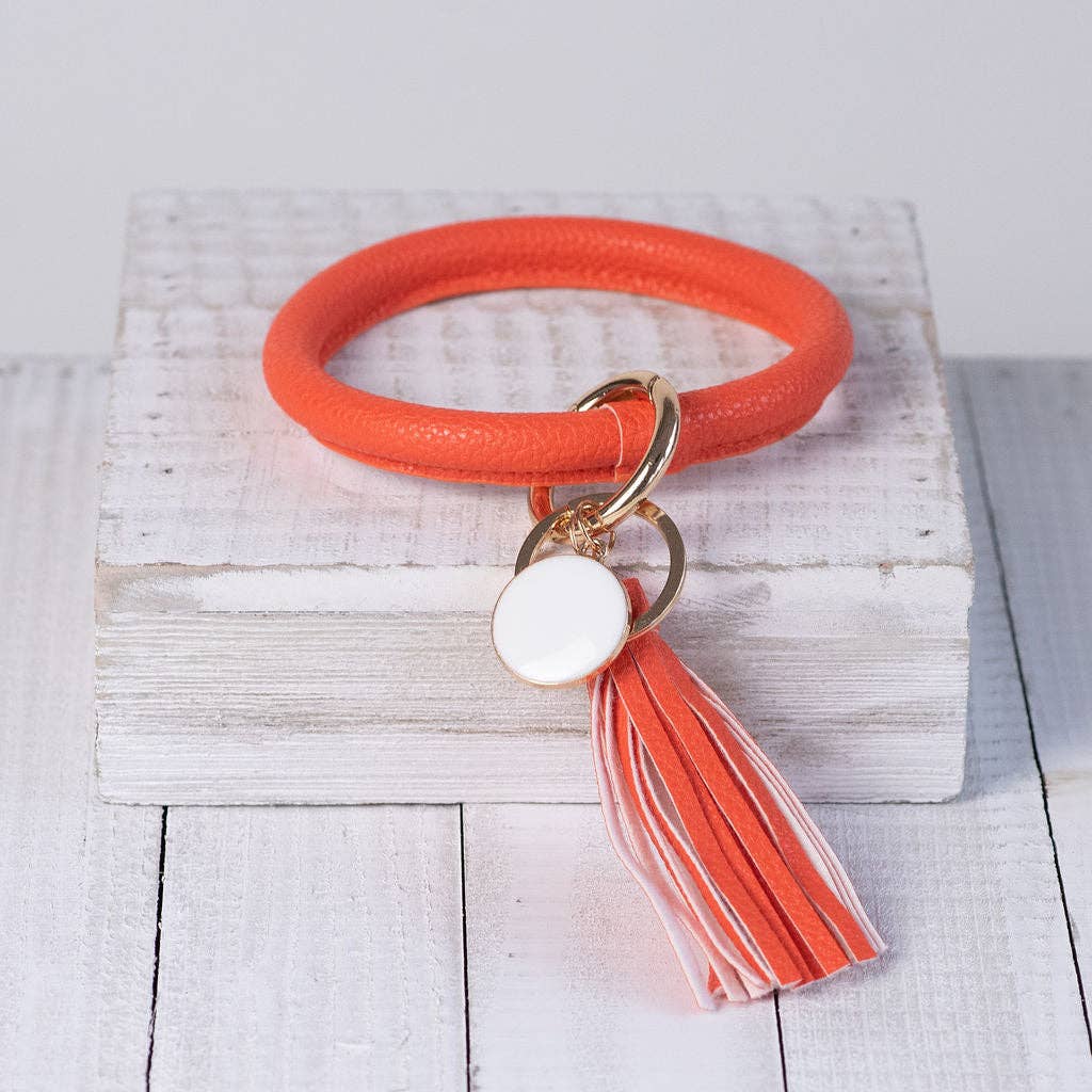 Lauren Lane Halo Tassel Bracelet Keyring