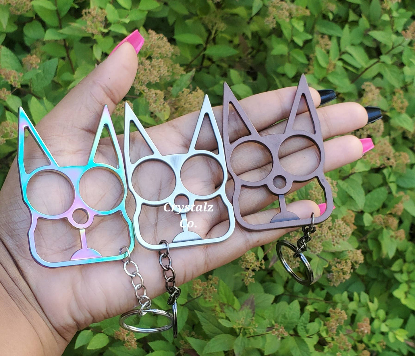 Defense Kitty Keychains