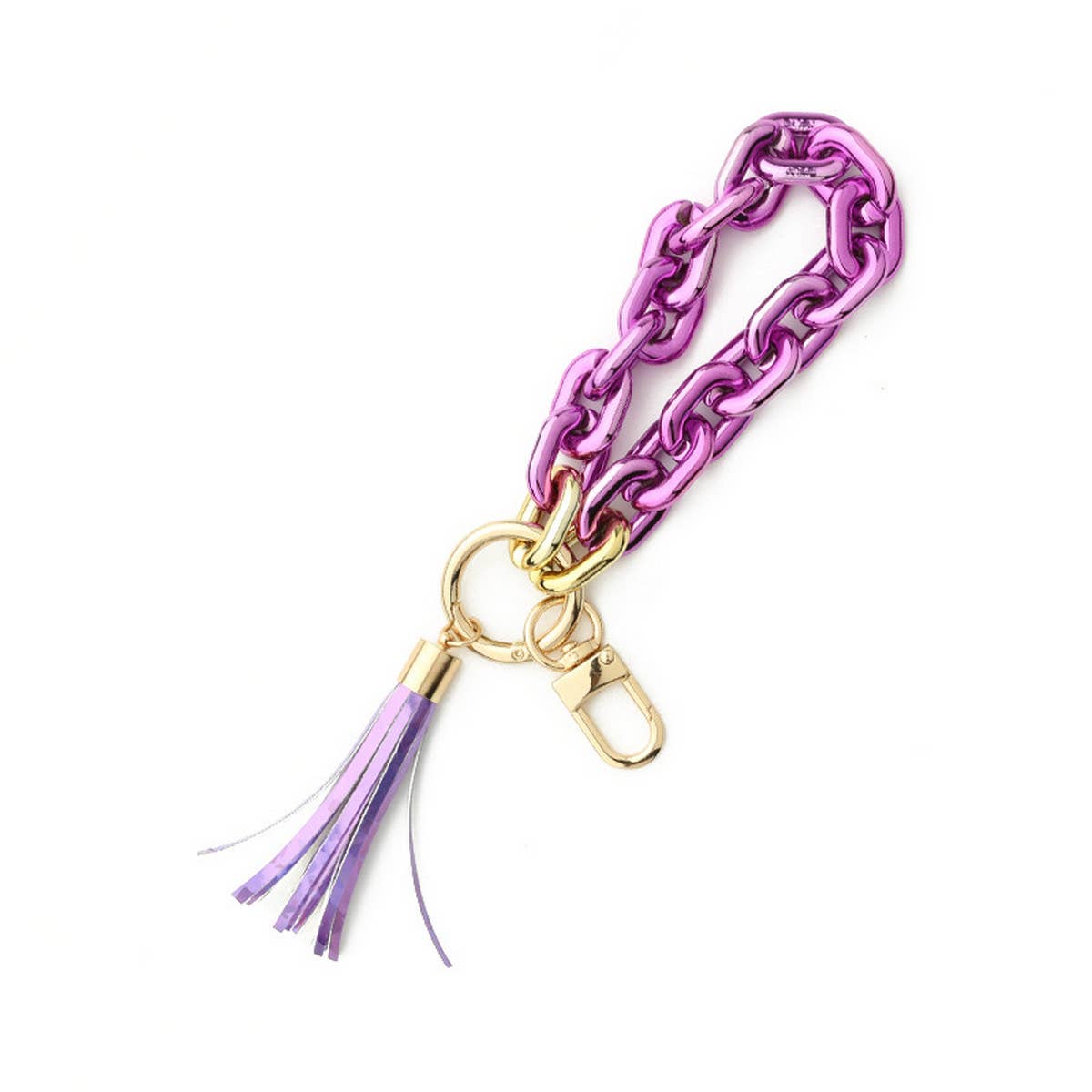 COLORFUL BRACELET BRIGHT COLOR KEYCHAIN