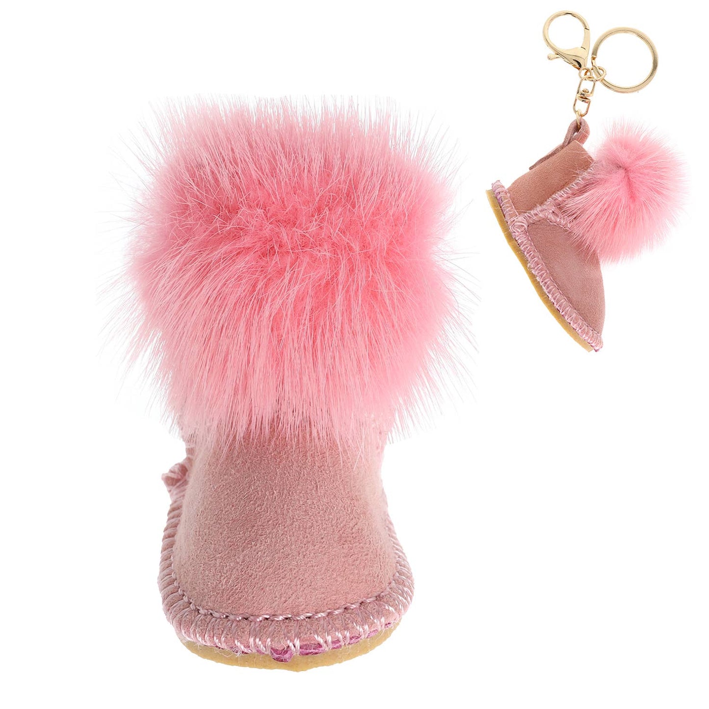 Fur Boots Keychain