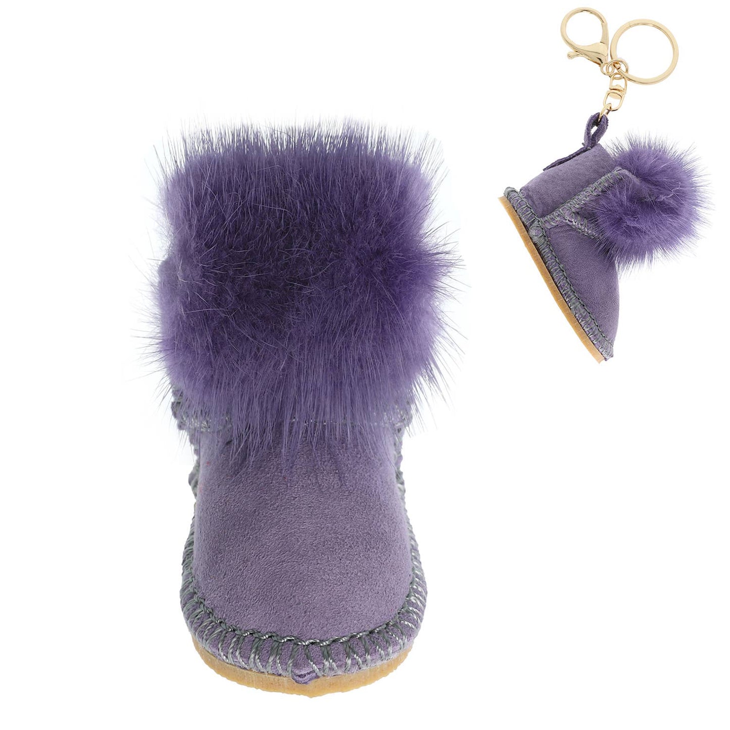 Fur Boots Keychain