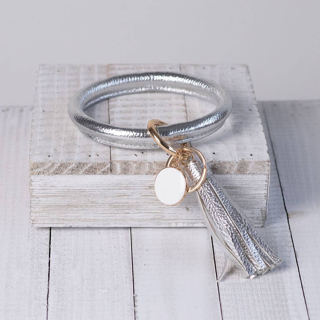 Lauren Lane Halo Tassel Bracelet Keyring