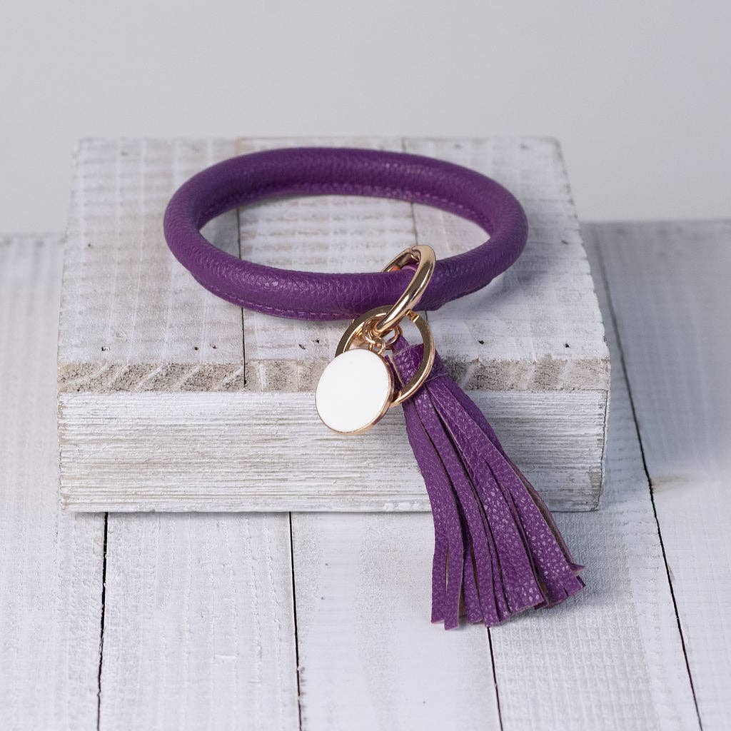 Lauren Lane Halo Tassel Bracelet Keyring