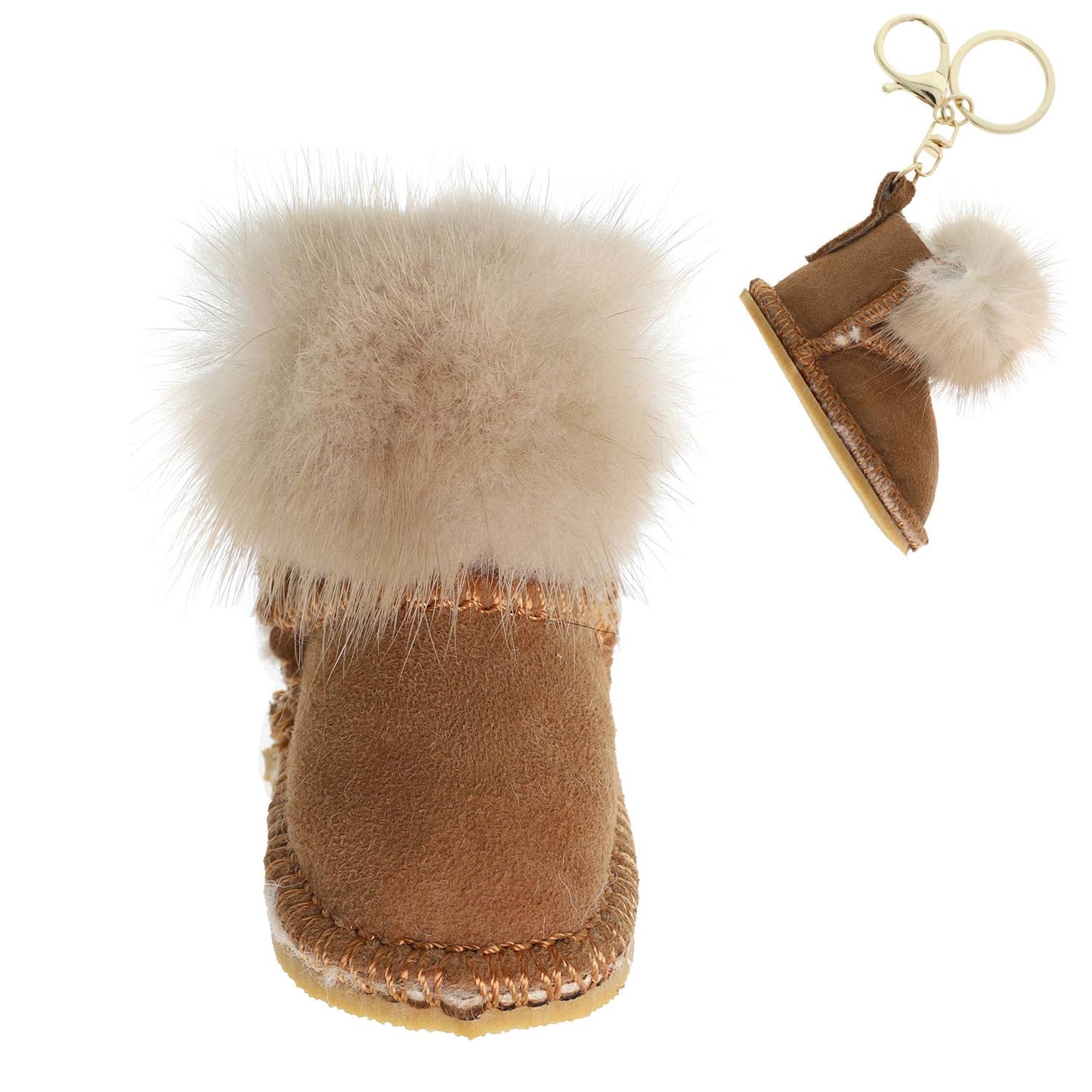 Fur Boots Keychain