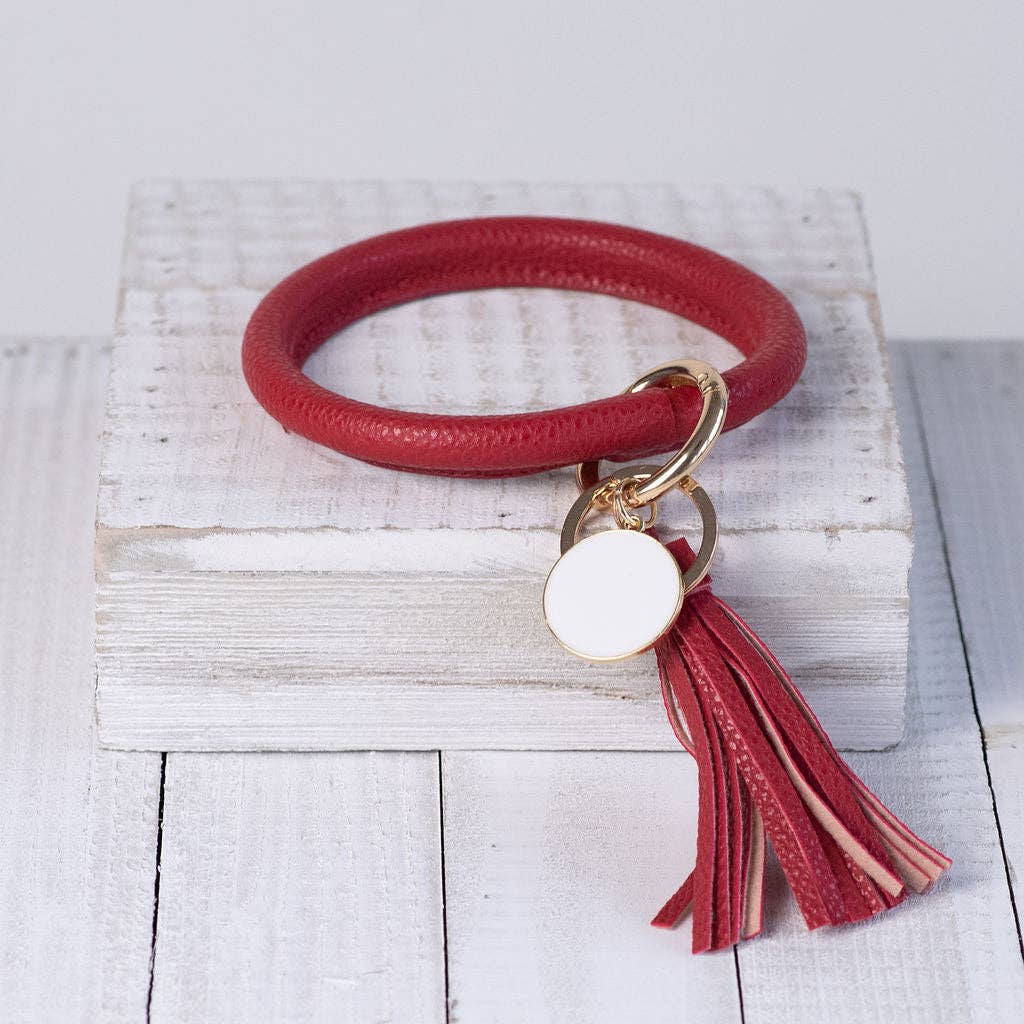 Lauren Lane Halo Tassel Bracelet Keyring