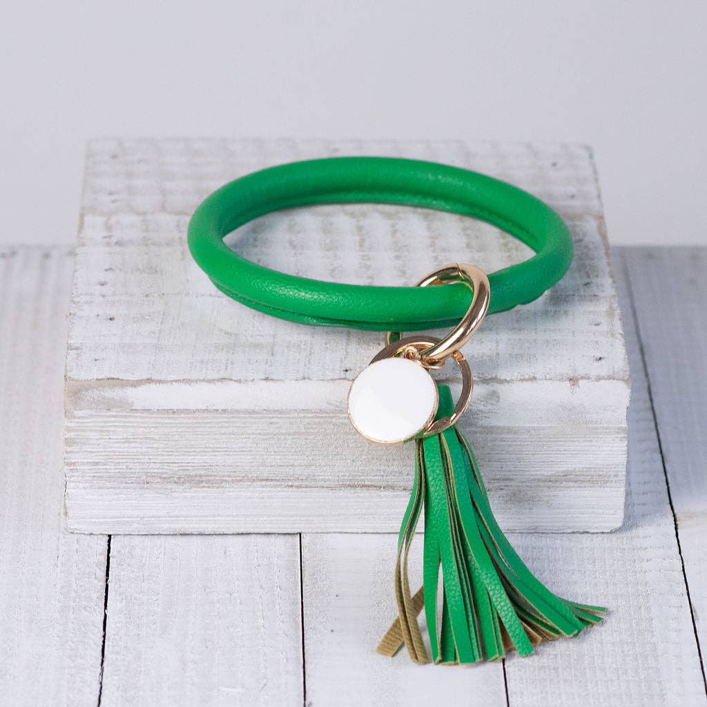 Lauren Lane Halo Tassel Bracelet Keyring