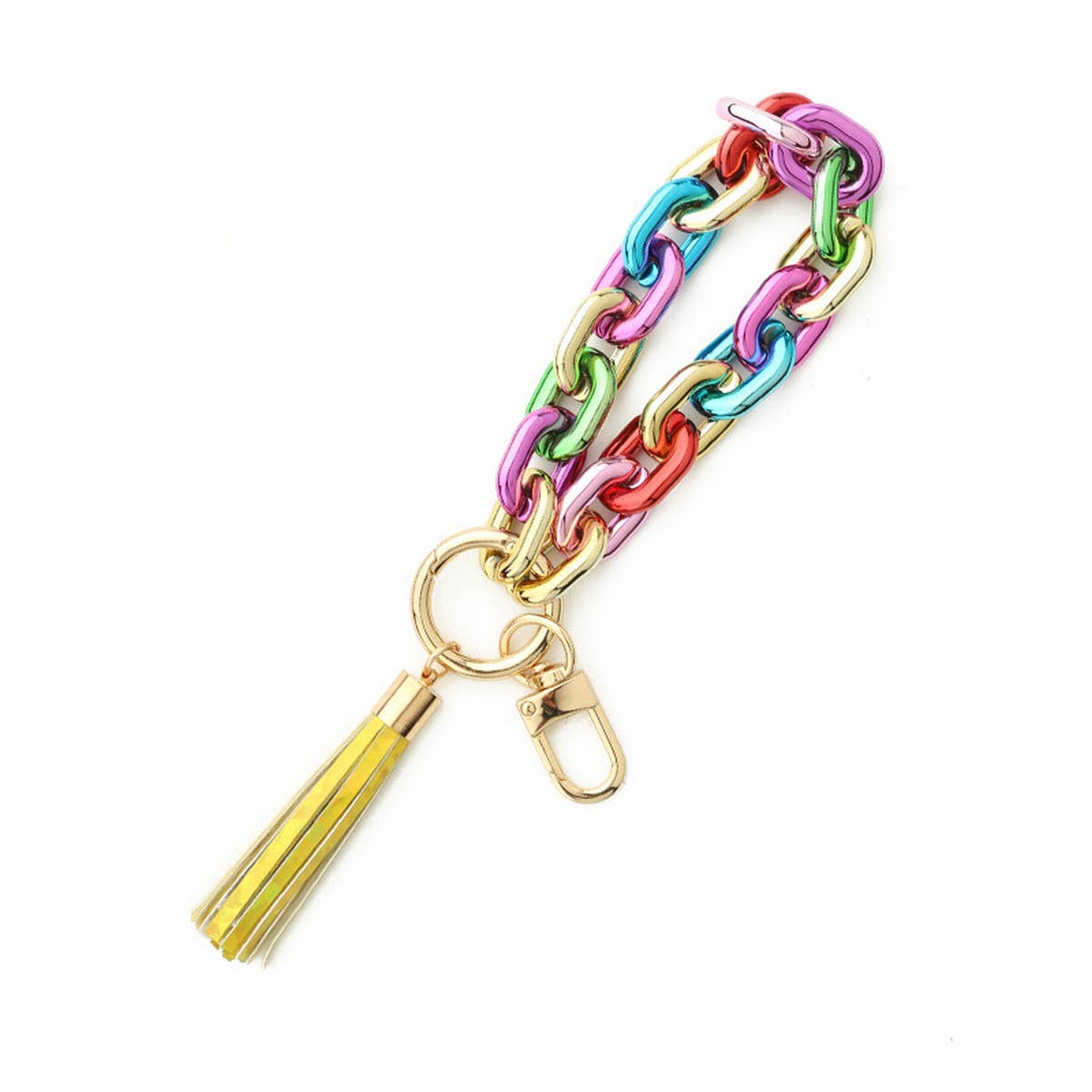 COLORFUL BRACELET BRIGHT COLOR KEYCHAIN