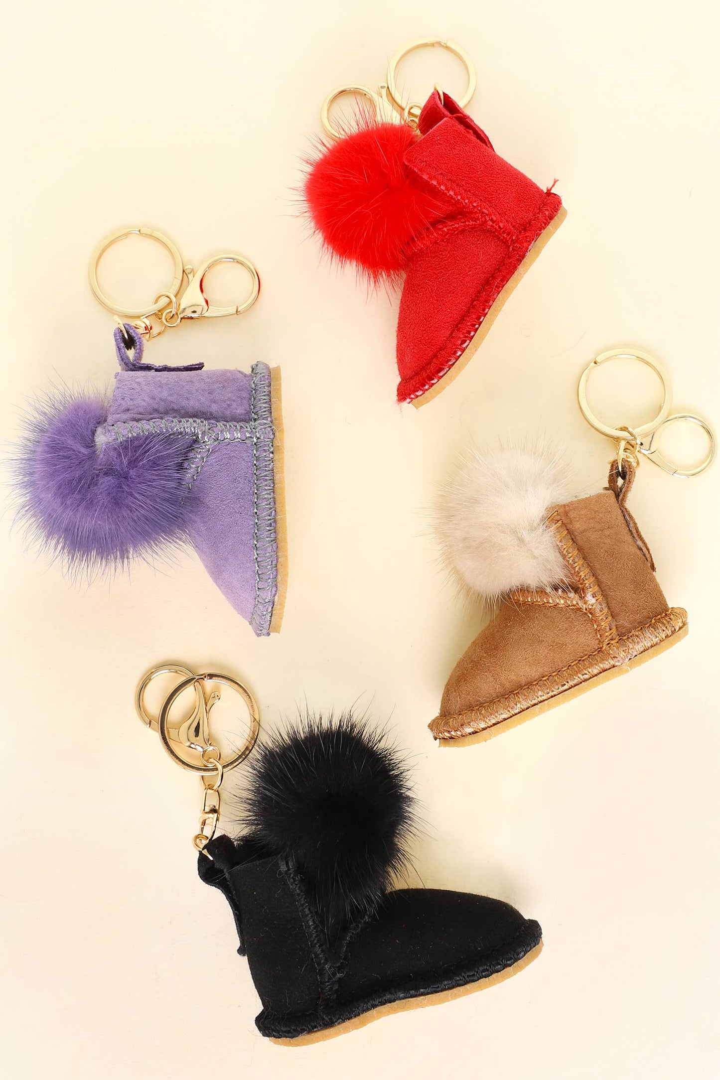 Fur Boots Keychain